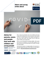 COVID19 - Advice For Parents and Carers - 20.3