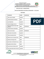 Lista de Presença Prova de Proficiencia em Língua Estrangeira