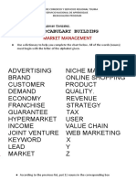 Bilingualism program vocabulary building for market management