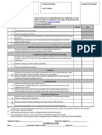 CheckList Visa UK PDF