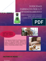 Toxicidad Farmacológica y Envenenamiento