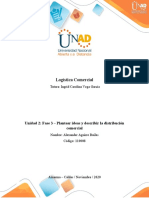 Unidad 2 - Fase 3 - Plantear Ideas y Describir La Distribución Comercial