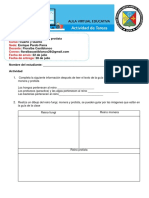 Plantilla de Tareas 4° y 5° Reino Fungi, Monera y Protista