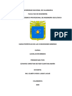 Mapa Conceptual de Las Caracteristicas de Las Concesiones Mineras - Quintana PDF
