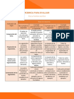 Rúbrica para Evaluar La Participación en Debates PDF