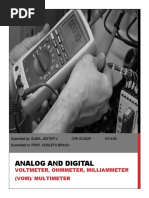 Multimeter Ports Explained | PDF