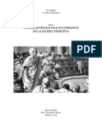 Padres Apostolicos y Documentos de La Iglesia Primitva PDF
