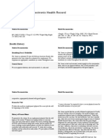 Documentation / Electronic Health Record: Vitals