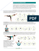 4 types of balancing postures 