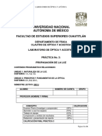 Práctica 3. - Propagación de La Luz