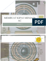 Membuat Kipas Menjadi AC