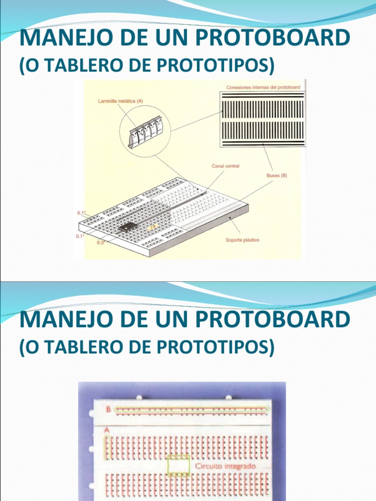 Manejo y Ejercicios en Protoboard | PDF