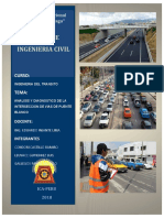 Análisis de tráfico en intersección de Puente Blanco
