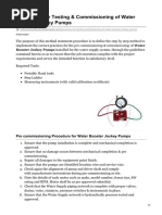 Water Pump Testing and Commissioning Guide | PDF | Pump | Valve