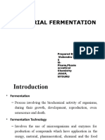 Industrial Fermentation: Prepared By: Mahendra G S M-Pharm, Pharm Aceutical Chemistry JSSCP, Mysuru