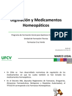 Legislación y Medicamentos Homeopáticos