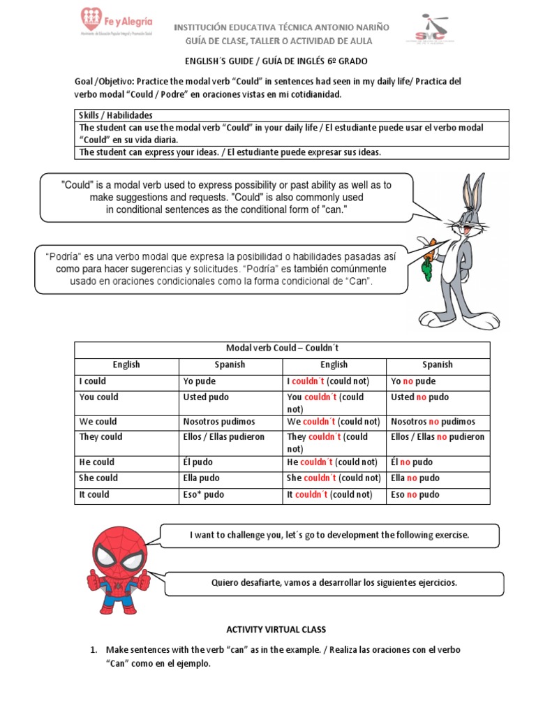 Guía Ingles 6 Grado | PDF | Linguistic Morphology | Syntax