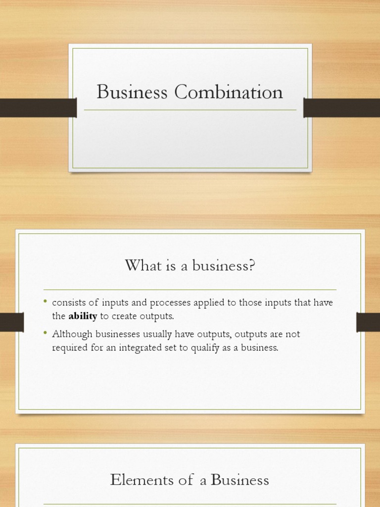 IFRS 3 Business Combination | PDF | Goodwill (Accounting) | Mergers And ...