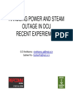 Handling Power and Steam Outage in DCU Vinothkanna Pai MRPL DCU Mumbai 2016 PDF