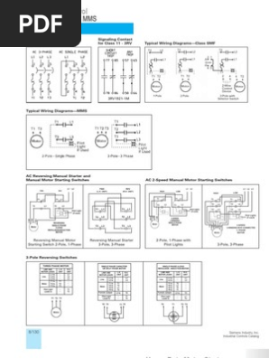 Typical Wiring Diagrams Siemens | Pdf | Fuse (Electrical) | Transformer