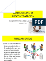 Outsourcing o Subcontratación