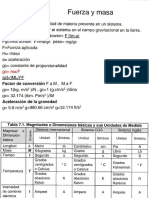 Tablas de unidades y dimensiones.