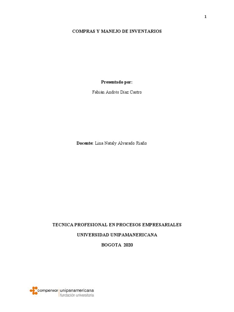 Importancia de Compras e Inventarios | PDF | Inventario | Contabilidad