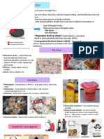 Waste Disposal Systems: "Regulated Medical Waste" "Unregulated Medical Waste (UMW) "