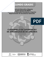 Cuadernillo de Experiencias de Aprendizaje SEGUNDO GRADO (CHIHUAHUA)