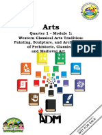 Quarter 1 - Module 1: Western Classical Arts Tradition: Painting, Sculpture, and Architecture of Prehistoric, Classical, and Medieval Art