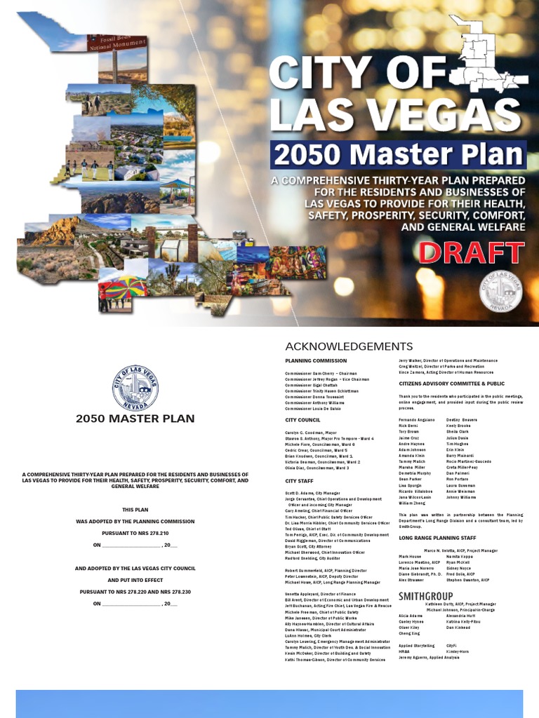 Las Vegas 2050 Master Plan Overview | PDF | Las Vegas | Quality Of Life