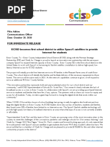 ECISD Partnership To Bring SpaceX Satellite Internet To Students2020 PDF