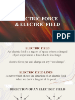 Electric Force & Electric Field