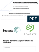 Seagate - Serial Port Diagnostic Modes and Commands - HDD Serial Commander