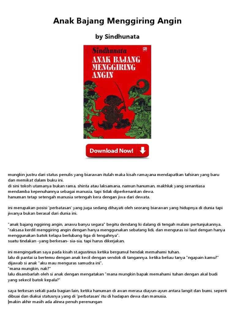 Anak Bajang: Kisah Cinta dan Konflik | PDF | Puisi