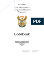 SAMHOP Codebook