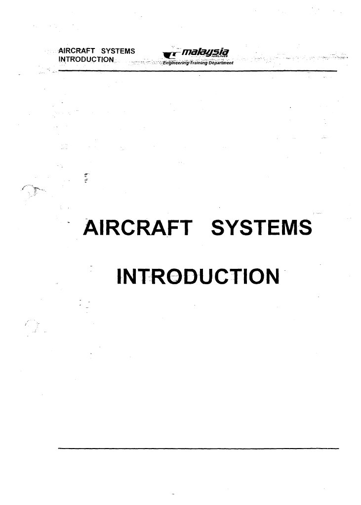 Aircraft Systems Introduction | PDF | Technology & Engineering