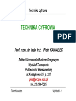 Wykład I - Arytmetyka Systemów Cyfrowych PDF