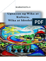 Ugnayan NG Wika, Kultura at Lipunan (Kabanata 3)