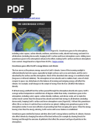 Greenhouse On Global Warming