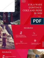 COLA WARS CONTINUE: COKE AND PEPSI IN 2020