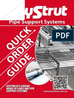 EzyStrut Pipe Support Quick Order Guide 2016 PDF