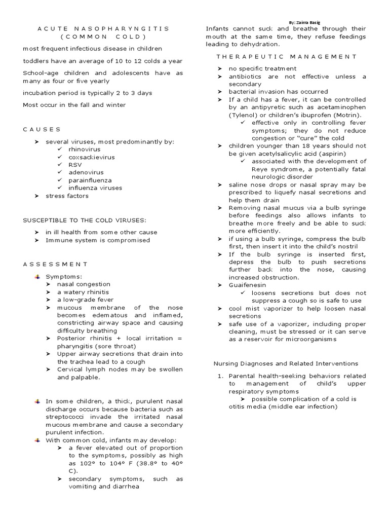 Common Cold | PDF | Common Cold | Microbiology