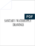 Sanitary / Watersupply Drawings