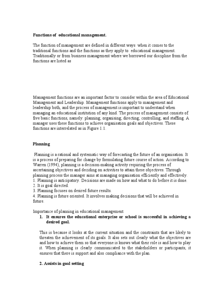 MEANING SCOPE AND IMPORTANCE OF EDUCATIONAL MANAGEMENT visual data 6