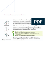 Increasing, Decreasing & Constant Function