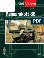 SoldR MTRL Vapen Pansarskott 86 Sweden 2000 PDF