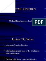Enzyme Kinetics: Medical Biochemistry, Lecture 24