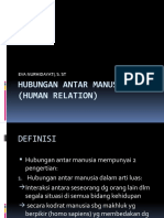 Hubungan Antar Manusia (Human Relation) : Eva Nurhidayati, S. ST