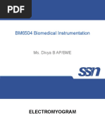 BM6504 Biomedical Instrumentation: Ms. Divya B AP/BME